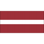 Latvia U19 team flag