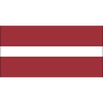Latvia team flag