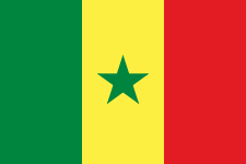 Senegal team flag