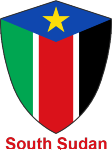 South Sudan team flag