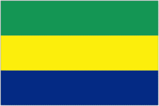 Gabon team flag