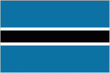 Botswana team flag