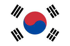South Korea team flag