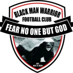 Black Man Warrior team flag