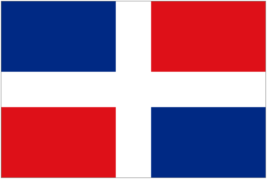 Dominican Republic team flag