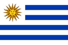 Uruguay team flag