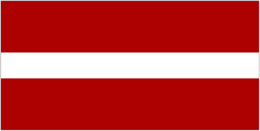 Latvia U21 team flag